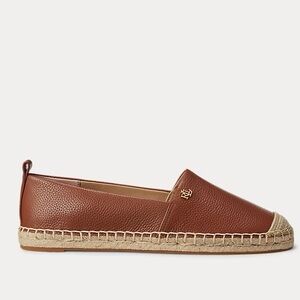 Ralph Lauren Cameryn IV Leather Espadrille (on RL website $125), NWOT, Size 10